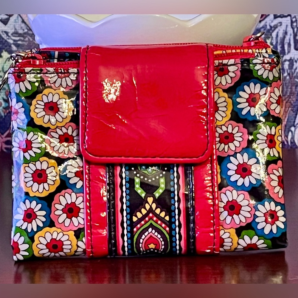 Vera Bradley Red Floral Wallet